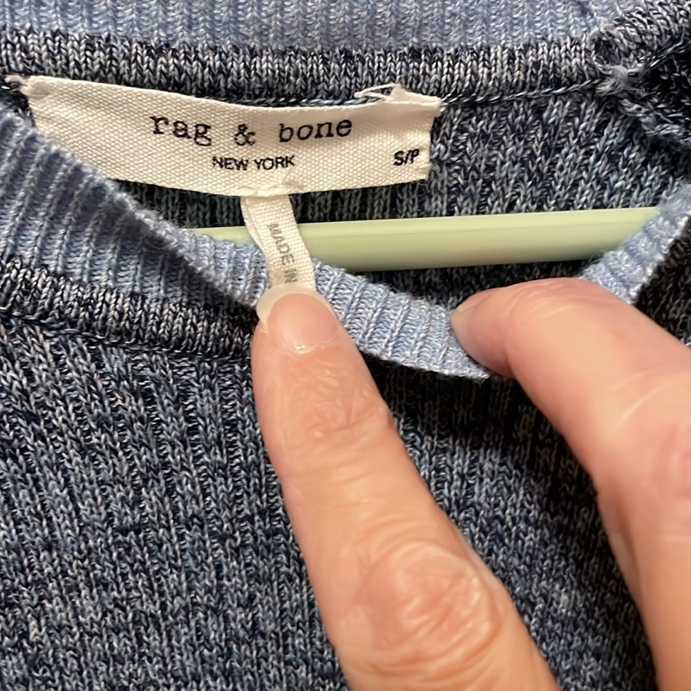 Rag And Bone Tia Color Block Sweater Size Small - image 3